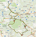 Rundfahrt 429 km